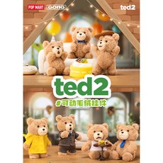 팝마트 테드2 테디 베어 인형 키링, 랜덤발송 랜덤발송