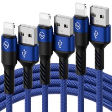 SINJIMORU iPHONE高速充電線, 2m, 藍色