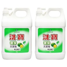台塑生醫 洗寶 環保洗潔精, 4kg, 2瓶