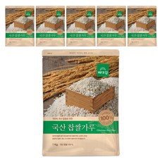 배대감 국산 찹쌀가루, 1kg, 6개