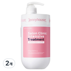 제니하우스코스메틱 살롱클리닉 저자극 단백질 헤어팩 트리트먼트, 1L, 2개