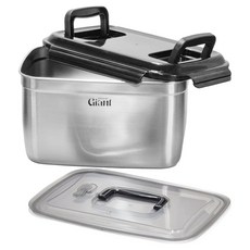 Kitchen-Art 巨型304不鏽鋼泡菜桶 + 專用按壓板, 12L, 1套