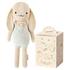 cuddle and kind 嬰兒 分娩 懷孕 禮物 手工製作 Little Brial 兔子 安撫娃娃 + 禮物盒組, 混合顏色, 1套
