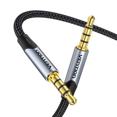 벤션 고급형 TRRS 4극 AUX 케이블, BAQHD 0.5m, 혼합색상, 1개