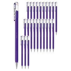 펜텔 매트홉 젤잉크펜 1.0mm, 바이올렛, 24개