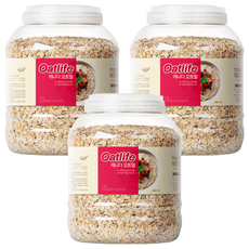 Oatlife 加拿大燕麥片, 2kg, 3個