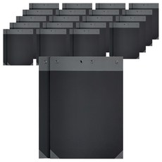 Youngoh 環保紙質黑色封面橫式上翻A4, 混合色, 20個