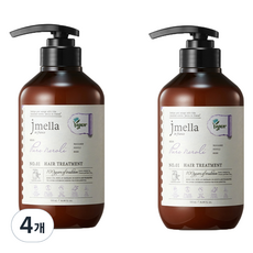 jmella Vegan香水護髮素 柑橘澄花香, 4瓶, 500ml