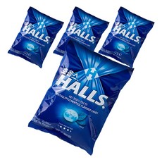 HALLS 薄荷涼糖, 4袋, 140g