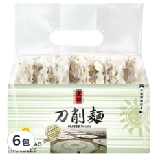 上智刀削麵, Q彈有勁, 吸附湯汁滑順又過癮, 360g, 6包