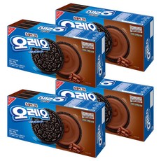 OREO 奧利奧 夾心餅乾 巧克力口味, 300g, 4盒