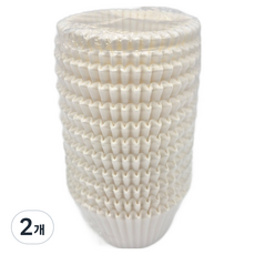 퓨어네이처 핀란드 머핀컵 55mm 200p, 화이트, 2개