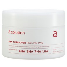 [純素美妝] A-Solution 4HA 煥膚去角質棉片, 1個, 30入