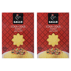 GALLO 公雞牌 西班牙金黃小麥粒 庫斯庫斯, 500g, 2盒