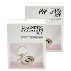 量子磁力假睫毛套組, 免膠, 容易使用, 2組, A山茶花