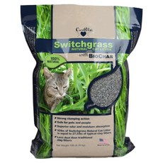 OurPets 貓王 環保草砂, 柳枝複合生物炭, 10LB (4.55KG), 強效凝結, 天然的清香, 1包