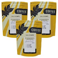 SALES CAFE 特調濃鬱風味研磨咖啡豆, 義式濃縮, 500g, 3個