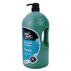 Mont Marte 蒙瑪特 壓克力畫室顏料 MSCH2008 草綠色, 2000ml, 1色