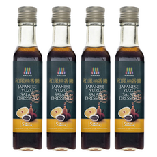 毓秀私房醬 和風柚香醬, 低油脂低熱量沙拉醬, 250公克±9公克, 280g, 4瓶