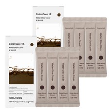 차홍 워터 글로우 커버 염모제 4P, 딥 웜 브라운, 2개