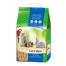 Cat's Best 藍標粗顆粒崩解型木屑砂 貓鼠兔適用, 5.5kg, 1袋, Unscented