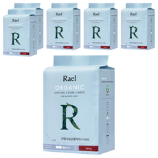Rael 中性失禁襯墊長款, 36件, 6個