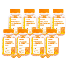 엔젯오리진 비타프레쉬 비타민 C&D 3000, 70정, 8개
