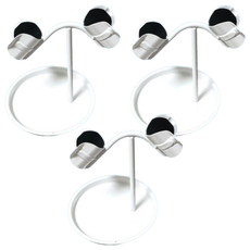 ARTEX CORP 吹風機支架, 3個, 白色