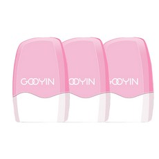 Dadaraland快遞個人資訊保護印章 粉色, 3個, 單一顏色