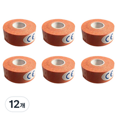 뽀마 스포츠테이프 2.5cm*5m 오렌지, 1개입, 12개