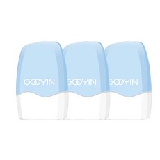 Dadaraland快遞個人資訊保護印章 藍色, 3個, 單一顏色