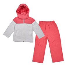 F.LEADER 兒童雙層格紋滑雪服上下套裝