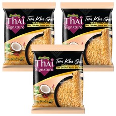 yum yum 養養 椰汁雞湯風味麵 100g 3包 - 道地泰式風味 Q彈麵條 方便快捷