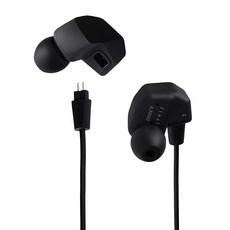 final 動圈式 入耳式耳機 A3000，18g輕巧設計，提供卓越音質和舒適佩戴體驗, 黑色