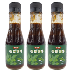 高慶泉 香菜醬油, 140ml, 3瓶