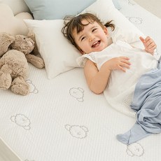 shez Home Duraron涼感墊, 白色小熊, 1入