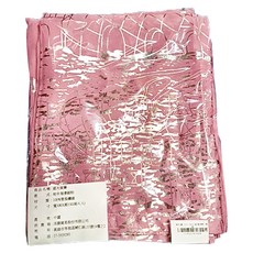 小銅板 遮光窗簾 2片, 地中海燙銀粉