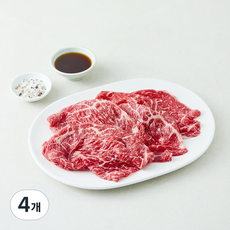 엄마네한우 1++등급 (7) 불고기용 (냉장), 4개, 200g