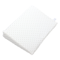 Mass 生活好物 嬰兒防吐奶斜坡枕 孕婦托腹枕頭 餵奶哺乳枕 安撫枕 三角枕(防止寶寶吐奶/溢奶/防嗆/緩解脹氣),1入, 白色