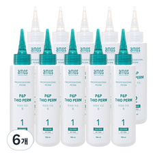아모스프로페셔널 피엔피 치오 펌 1제 100ml x 5p + 2제 100ml x 5p, 6개
