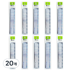 비팬시 클리어 커팅방안자 15cm, 랜덤 발송, 20개