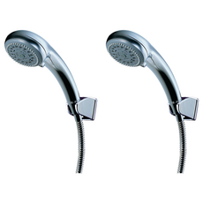 DAELIM DOBiDOS 三段式按摩蓮蓬頭, 2個, 單色