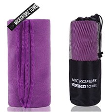 UNISPORTS 濕式運動毛巾 40 x 80 cm, 1個, 紫色