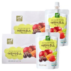 맑은농장 어린이주스 100ml, 20개