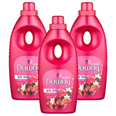 Downy 強效除臭衣物柔軟精 莓果香草奶油香, 1.05L, 3瓶