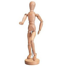 River Green木製關節人偶, 1個