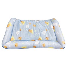 Dogfeet 涼感床 高彈度PP棉 柔軟蓬鬆 台灣製造, 水豚藍, 1個