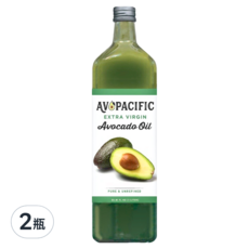 AVOPACIFIC 冷壓酪梨油 健康食用油 冷壓初榨 烹飪好幫手, 1L, 2瓶