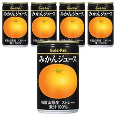 Gold-Pak 蜜柑原汁, 5個, 160ml
