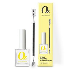 Oz Nail 15 秒軟化菠蘿角質去除劑 10 毫升和雙推器特別套組, 角質層軟化去除劑 10ml+美甲推棒, 1組